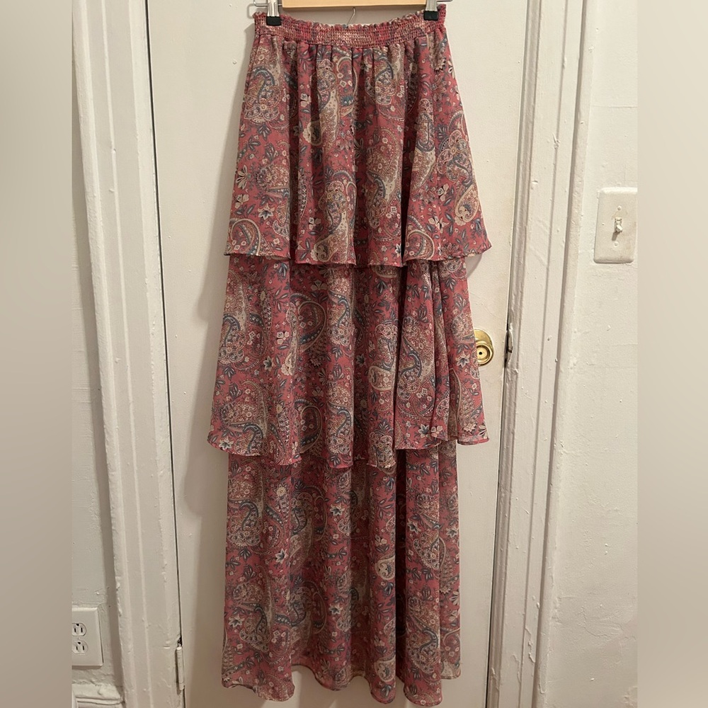 Show Me Your Mumu paisley long skirt/midi dress